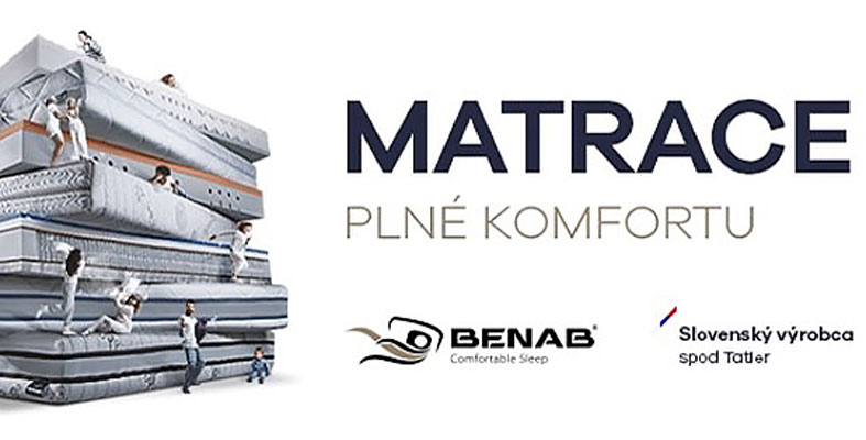 Matrace od slovenského výrobcu BENAB
