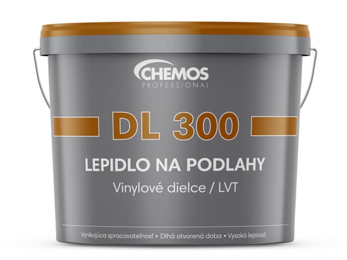Doplnky k podlahovinám / Lepidlá / Lepidlo CHEMOS DL 300